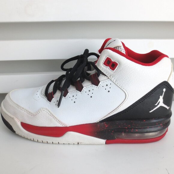 NIKE AIR JORDAN FLIGHT ORIGIN 2 MEN\'S WHITE CHICAGO RED Sz-4.5Y(WOMENS 6) main image 6